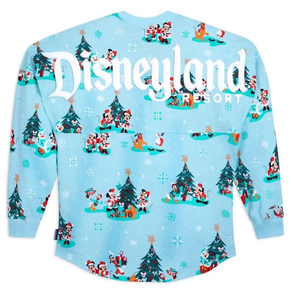 DISNEYLAND Santa Mickey Mouse & Friends Holiday CHRISTMAS Spirit Jersey XXL 2X - Picture 2 of 8